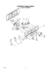 03 - Control Panel parts for Whirlpool Range RF3750XPW0 from AppliancePartsPros.com