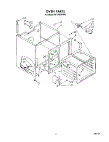 04 - Oven parts for Whirlpool Range RF3750XPW0 from AppliancePartsPros.com