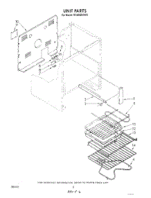 05 - Unit , Literature And Optional parts for Whirlpool Range RF360BXVW0 from AppliancePartsPros.com