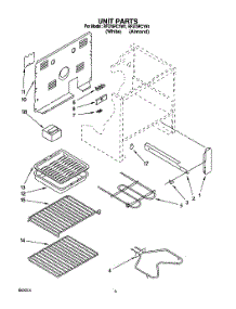 04 - Unit, Lit / Optional parts for Whirlpool Range RF375PCYW1 from AppliancePartsPros.com