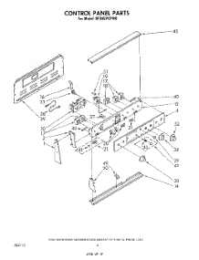 03 - Control Panel parts for Whirlpool Range RF385PXPW0 from AppliancePartsPros.com