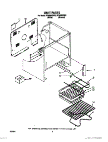 04 - Unit, Lit / Optional parts for Whirlpool Range RF360BXXW2 from AppliancePartsPros.com