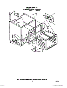 06 - Oven parts for Whirlpool Range RF360BXXW2 from AppliancePartsPros.com