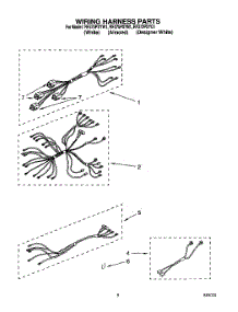 06 - Wiring Harness parts for Whirlpool Range RF375PXYW1 from AppliancePartsPros.com
