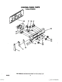 03 - Control Panel parts for Whirlpool Range RF3750XPW1 from AppliancePartsPros.com