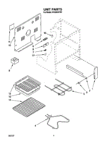 04 - Unit parts for Whirlpool Range RF3600XYW1 from AppliancePartsPros.com