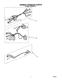 06 - Wiring Harness, Lit / Optional parts for Whirlpool Range RF3600XYW1 from AppliancePartsPros.com