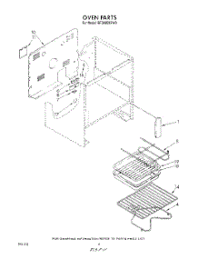 05 - Oven , Lit / Optional parts for Whirlpool Range RF360BXPW0 from AppliancePartsPros.com