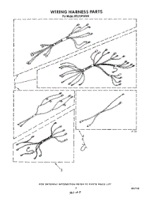 07 - Wiring Harness parts for Whirlpool Range RF375PXXW0 from AppliancePartsPros.com