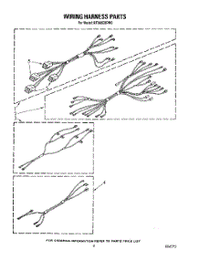 07 - Wiring Harness parts for Whirlpool Range RF360EXPW0 from AppliancePartsPros.com