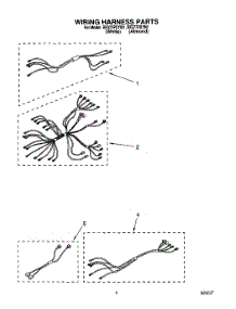 06 - Wiring Harness parts for Whirlpool Range RF377PXYW1 from AppliancePartsPros.com