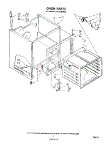 04 - Oven parts for Whirlpool Range RJE3750W2 from AppliancePartsPros.com