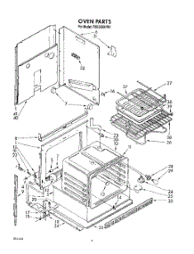 03 - Oven parts for Whirlpool Range RS6300XVW1 from AppliancePartsPros.com