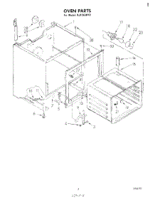 03 - Oven parts for Whirlpool Range RJE363PP2 from AppliancePartsPros.com