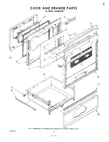 04 - Door And Drawer parts for Whirlpool Range RJE363PP2 from AppliancePartsPros.com