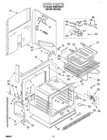 02 - Oven parts for Whirlpool Range RS660BXBH0 from AppliancePartsPros.com