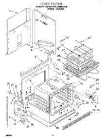 03 - Oven, Literature parts for Whirlpool Range RS6105XYN5 from AppliancePartsPros.com