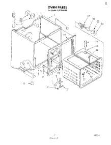 03 - Oven parts for Whirlpool Range RJE363PP1 from AppliancePartsPros.com