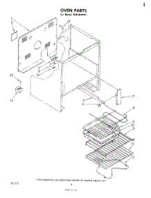 05 - Oven (Continued) , Literature And Optional parts for Whirlpool Range RJE363PP1 from AppliancePartsPros.com