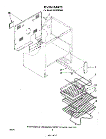 06 - Oven , Literature And Optional parts for Whirlpool Range RJE395PW0 from AppliancePartsPros.com