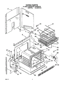 02 - Oven parts for Whirlpool Range RS6305XYW2 from AppliancePartsPros.com