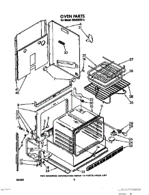05 - Oven parts for Whirlpool Range RS600BXV2 from AppliancePartsPros.com