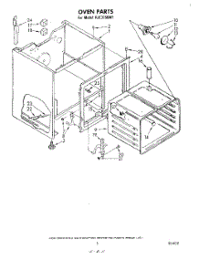 04 - Oven parts for Whirlpool Range RJE3750W1 from AppliancePartsPros.com