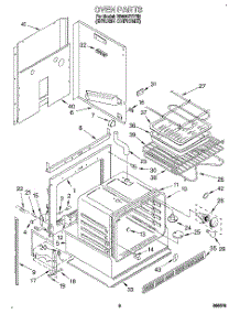 03 - Oven parts for Whirlpool Range RS630PXYH3 from AppliancePartsPros.com