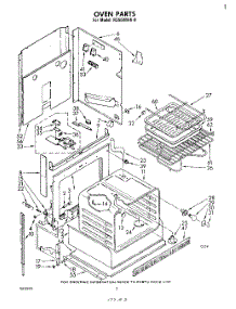 02 - Section parts for Whirlpool Range RS660BXK0 from AppliancePartsPros.com