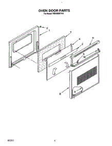 05 - Oven Door, Optional parts for Whirlpool Range RS660BXYH0 from AppliancePartsPros.com