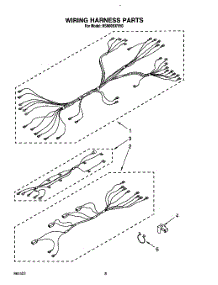 06 - Wiring Harness parts for Whirlpool Range RS660BXYH0 from AppliancePartsPros.com