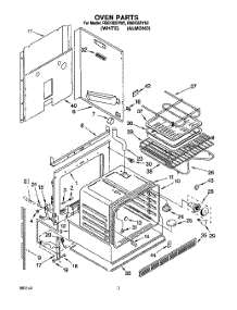 03 - Oven, Literature parts for Whirlpool Range RS6105XYW2 from AppliancePartsPros.com
