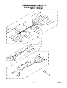 05 - Wiring Harness, Optional parts for Whirlpool Range RS6105XYW4 from AppliancePartsPros.com