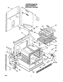 04 - Oven parts for Whirlpool Range RS600BXYH2 from AppliancePartsPros.com