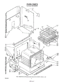 03 - Oven parts for Whirlpool Range RS6100XKW3 from AppliancePartsPros.com
