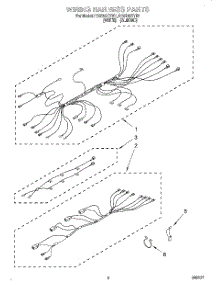 05 - Wiring Harness parts for Whirlpool Range RS6105XYN7 from AppliancePartsPros.com