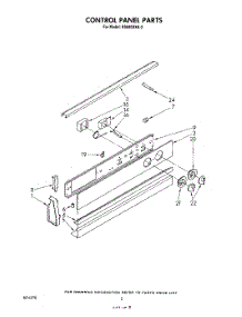 02 - Control Panel , Literature And Optional parts for Whirlpool Range RS600BXK2 from AppliancePartsPros.com