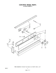04 - Control Panel , Lit / Optional parts for Whirlpool Range RS600BXV0 from AppliancePartsPros.com