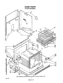 03 - Oven parts for Whirlpool Range RS6100XKW1 from AppliancePartsPros.com