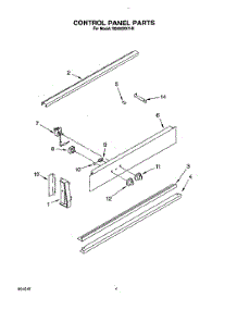04 - Door And Broiler parts for Whirlpool Range RS600BXYH0 from AppliancePartsPros.com