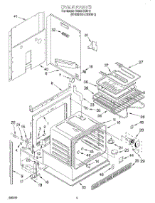 04 - Oven parts for Whirlpool Range RS600BXBH2 from AppliancePartsPros.com
