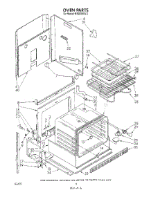 05 - Oven parts for Whirlpool Range RS600BXV0 from AppliancePartsPros.com