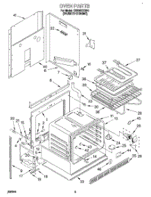04 - Oven parts for Whirlpool Range RS600BXBH0 from AppliancePartsPros.com
