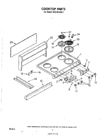 03 - Section parts for Whirlpool Oven RGE3010W2 from AppliancePartsPros.com