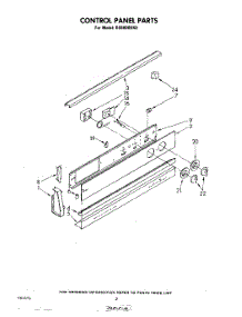 02 - Section parts for Whirlpool Range RS600BXK0 from AppliancePartsPros.com