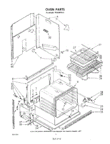 04 - Oven parts for Whirlpool Range RS630PXV0 from AppliancePartsPros.com