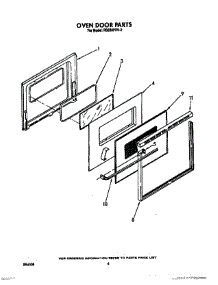 05 - Oven Door, Optional parts for Whirlpool Range RS630PXV2 from AppliancePartsPros.com