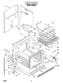 03 - Oven parts for Whirlpool Range RS630PXBH0 from AppliancePartsPros.com