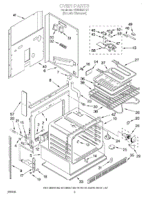 02 - Oven parts for Whirlpool Range RS660BXYH1 from AppliancePartsPros.com