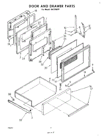05 - Surface Unit parts for Whirlpool Range RHE396PP from AppliancePartsPros.com